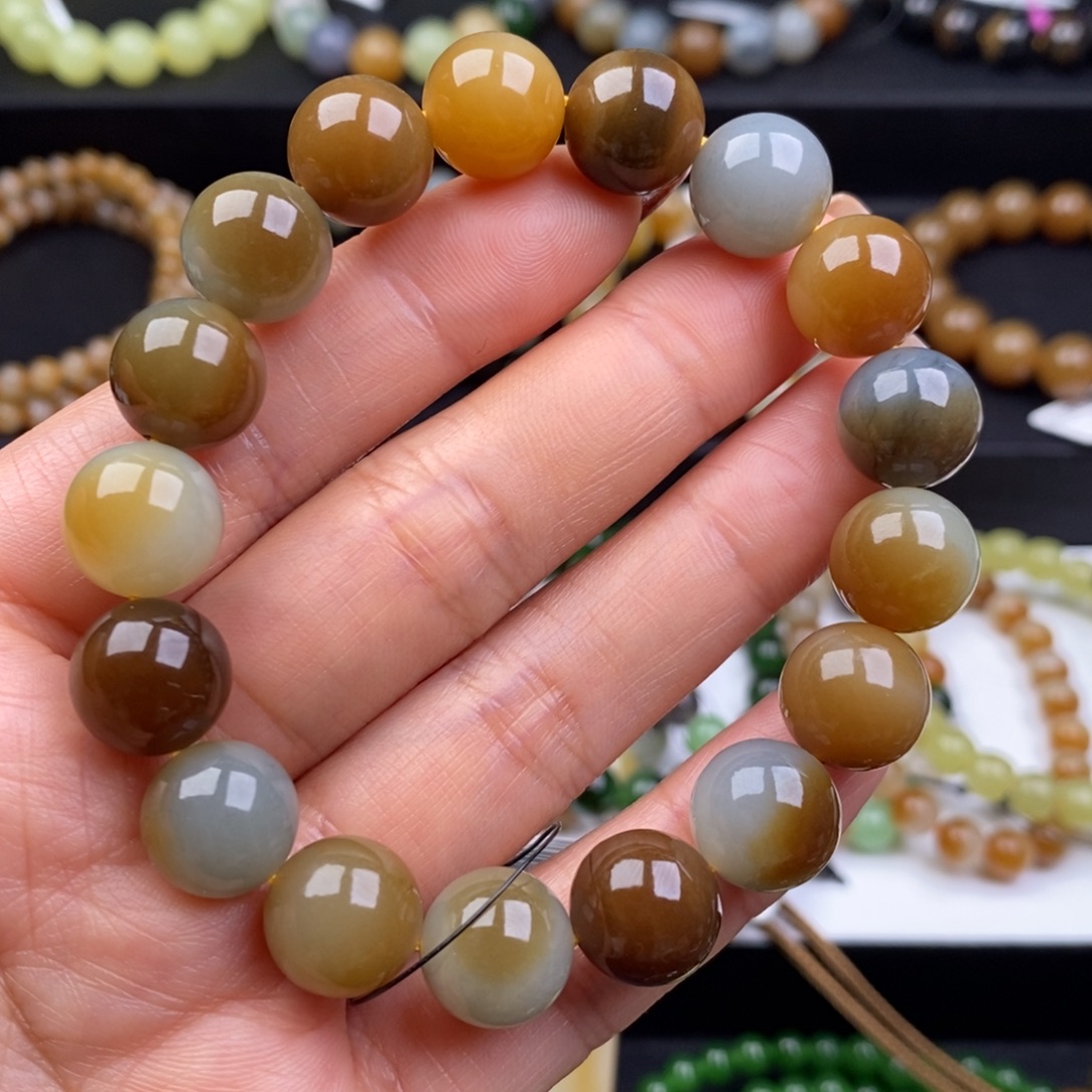 和田玉未镶嵌手串