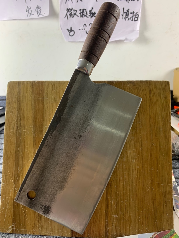 圆手柄烧腊刀砍鸡鸭排骨刀背厚度8mm 重约570克