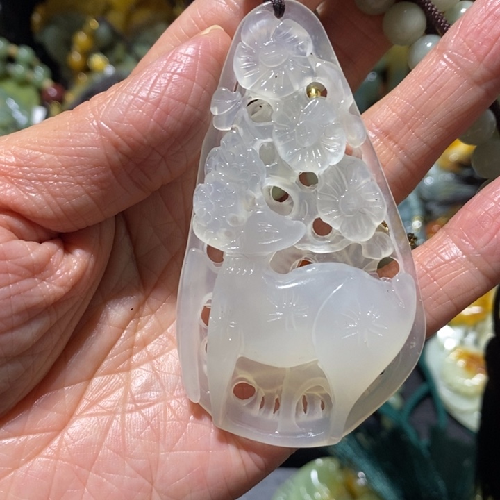 岫玉岫玉吊坠未镶嵌