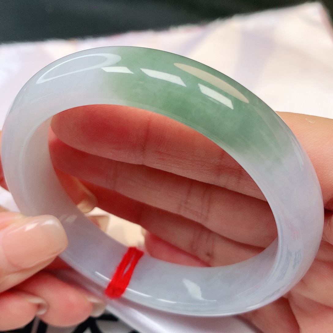 翡翠手镯未镶嵌翡翠A货手镯225号