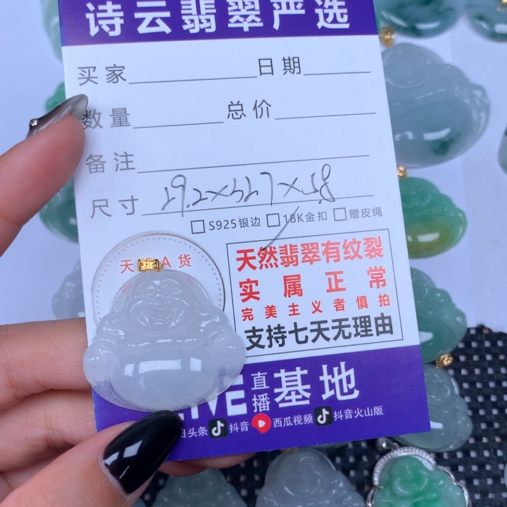 翡翠颈饰未镶嵌天然