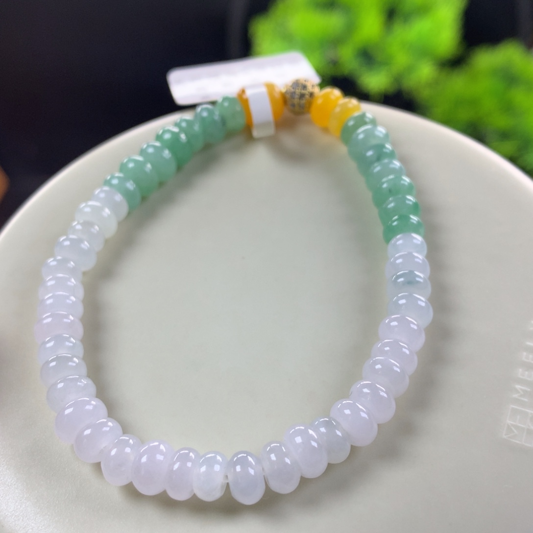 翡翠未镶嵌手链卡6