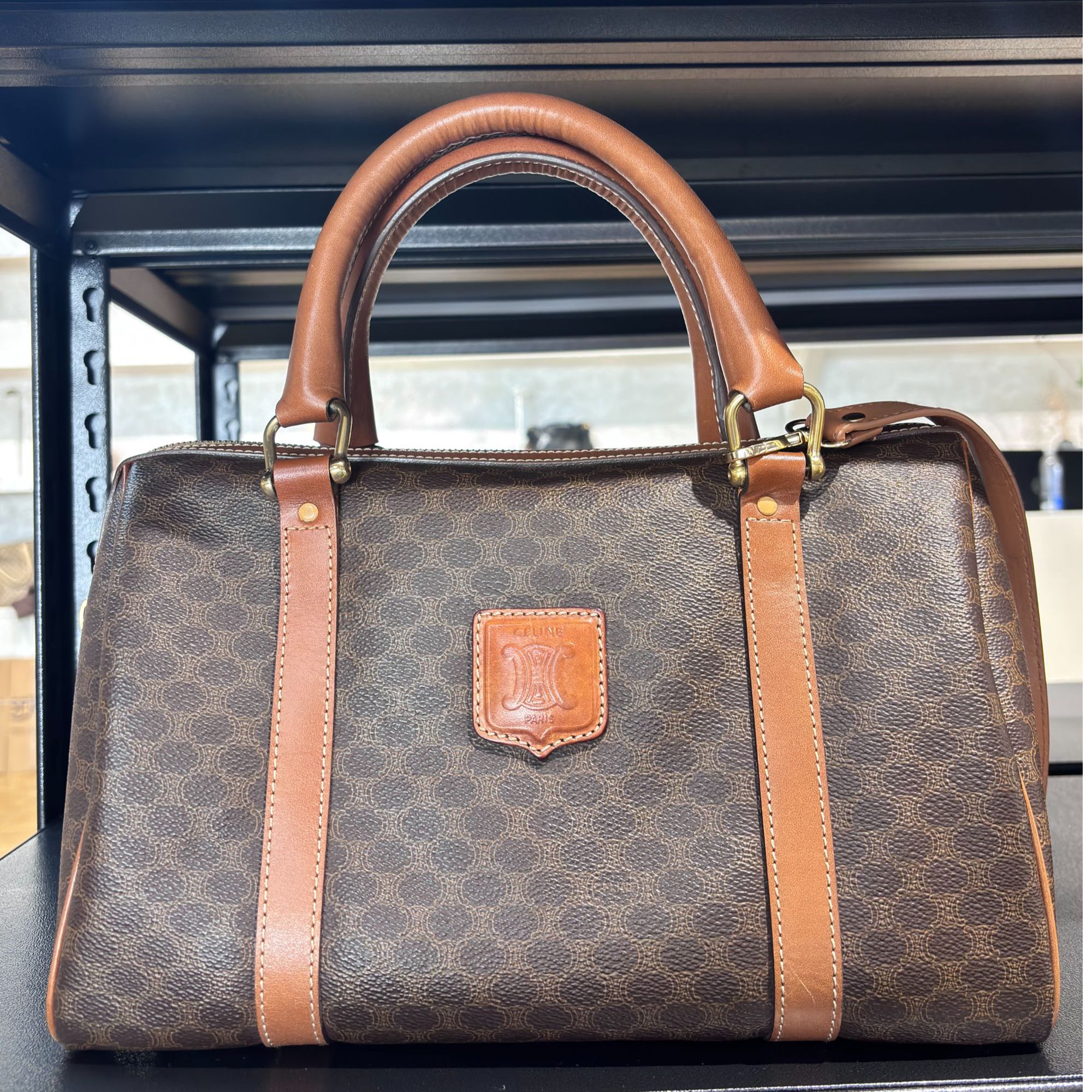 95新 Celine/思琳 Celine经典波士顿手提包