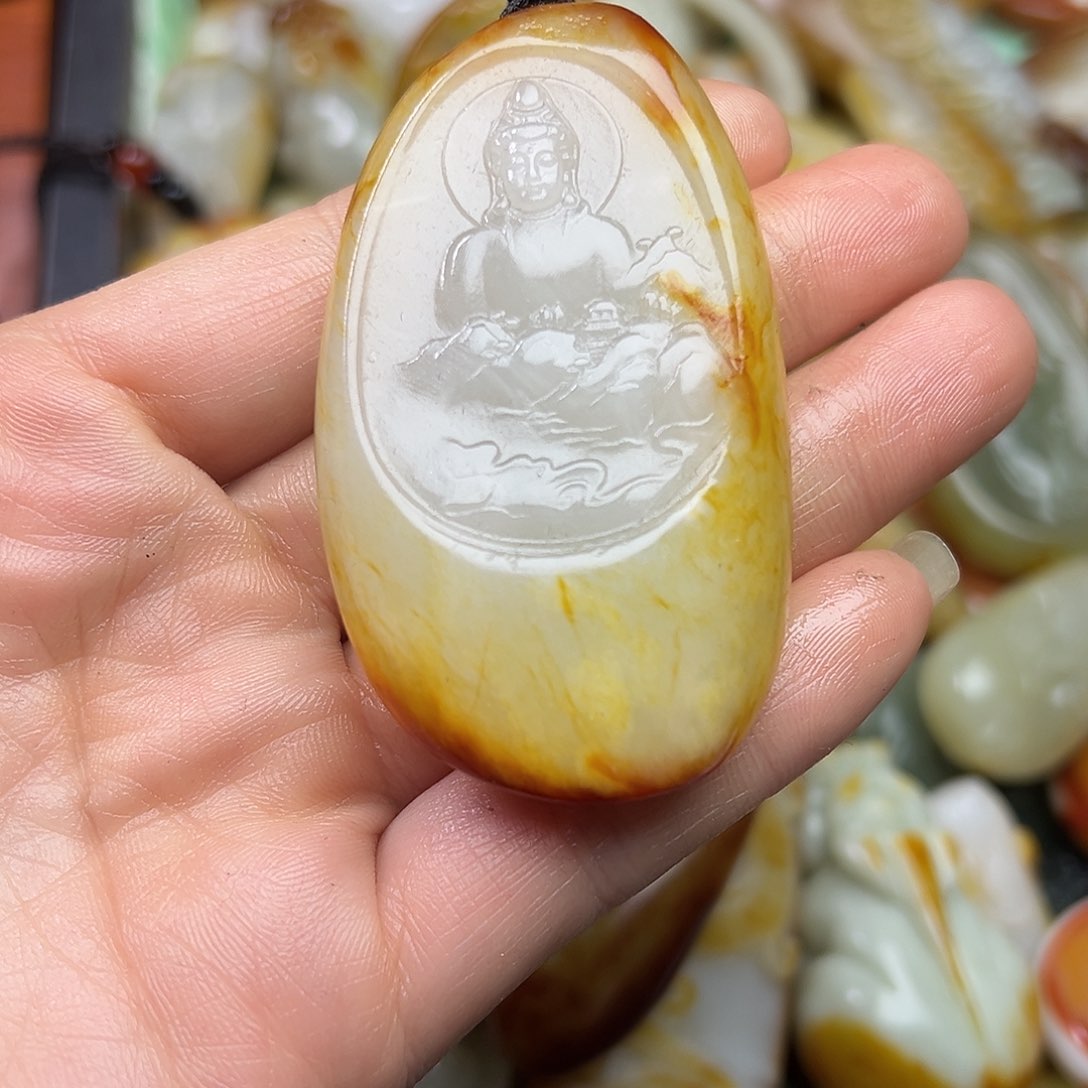 和田玉挂件未镶嵌