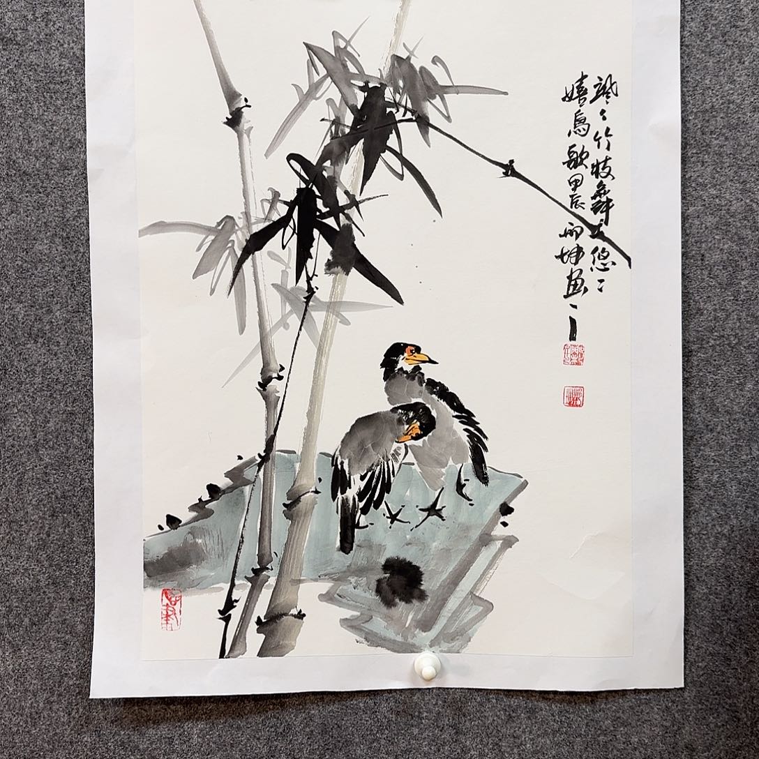 国画邢坤老师手绘作品