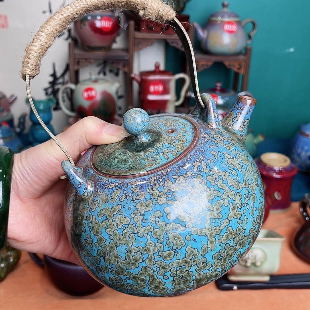 壶小**跑钧瓷艺术作品壶