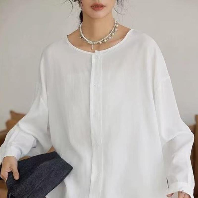 8230-（白色）百搭款雪纺衬衫