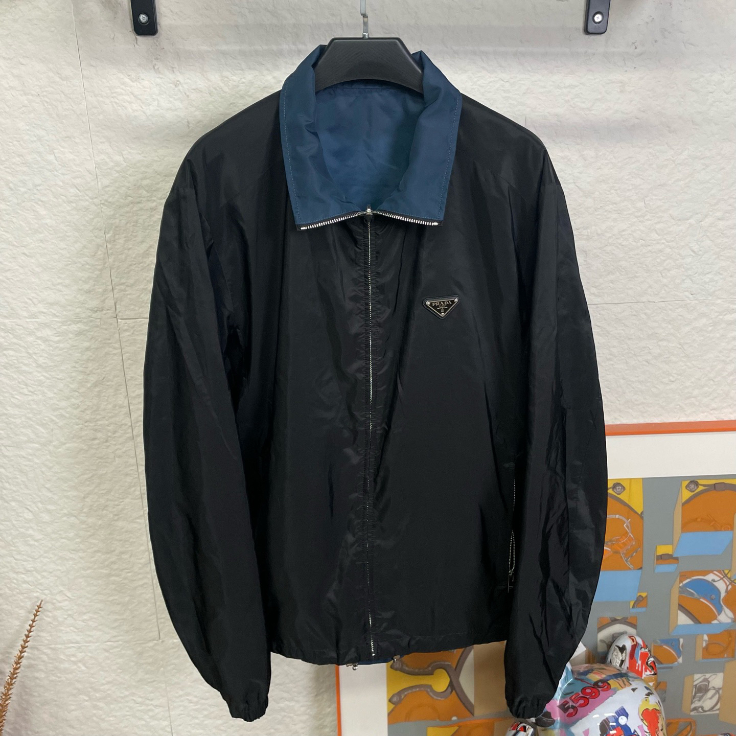 未使用 Prada/普拉达 FW24 新款立领双面穿夹克外套/58码/2511177