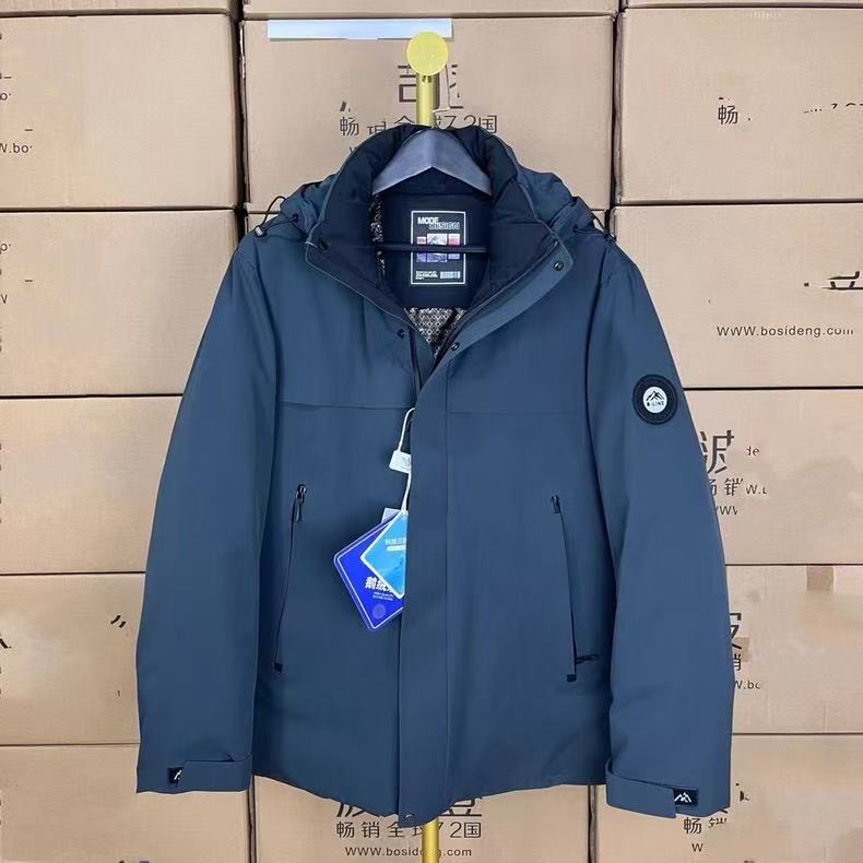 213-男士时尚休闲保暖风衣外套