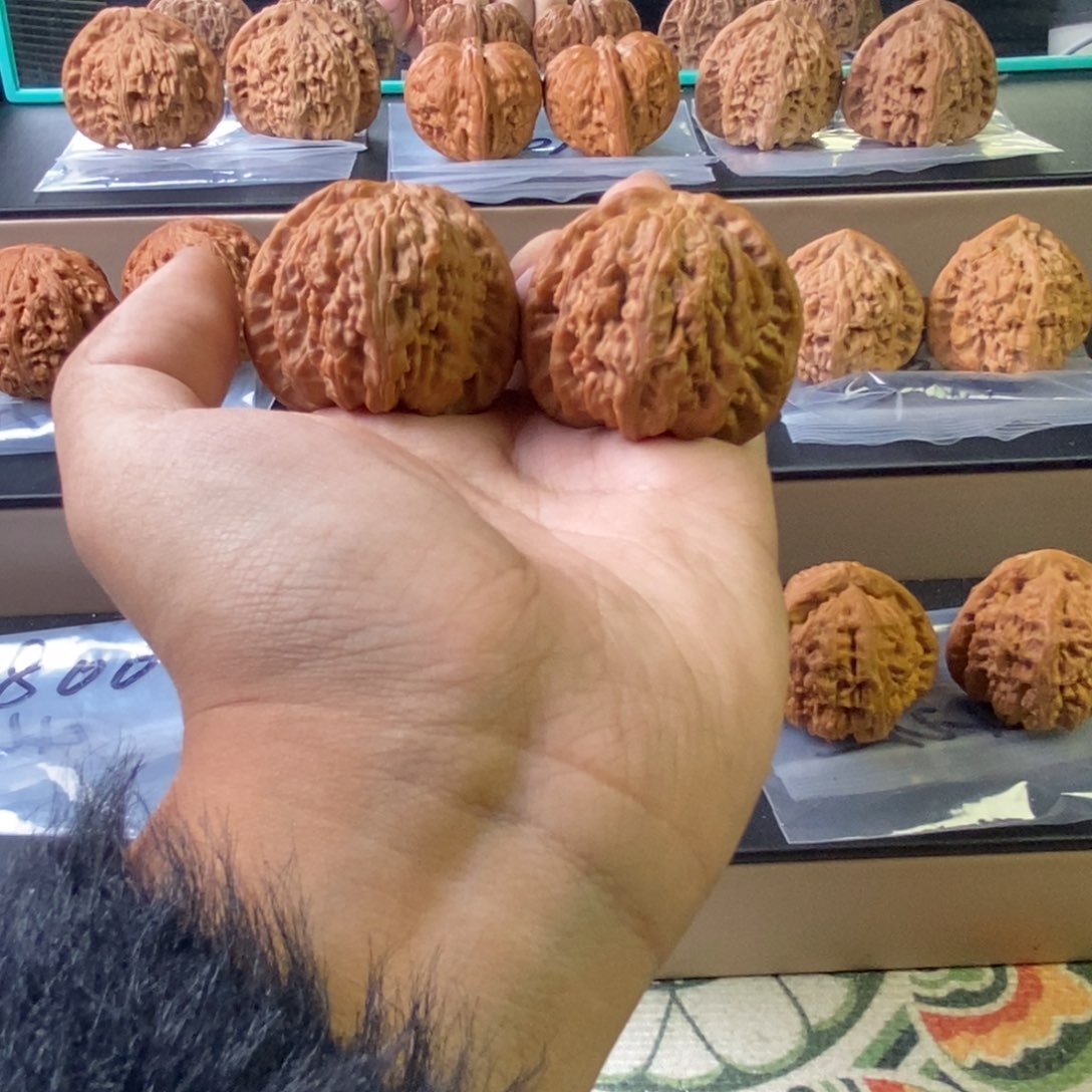 吊坠文玩核桃老款球白44