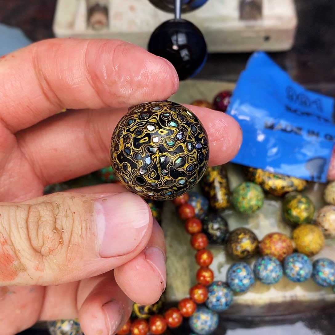 宗**少非遗手工 大漆工艺规格2.5cm