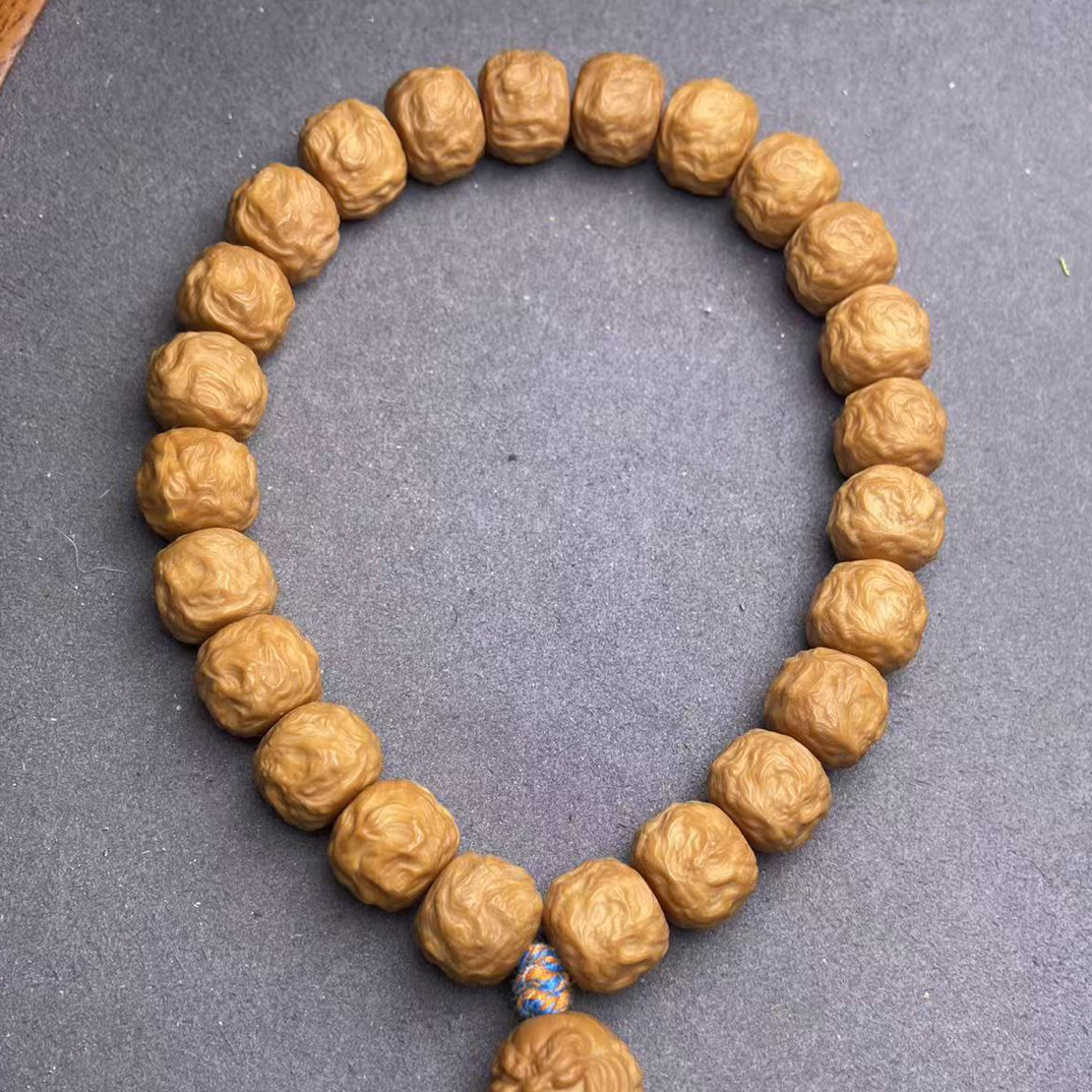 猴头核桃雕刻游龙24颗手持高油高密籽