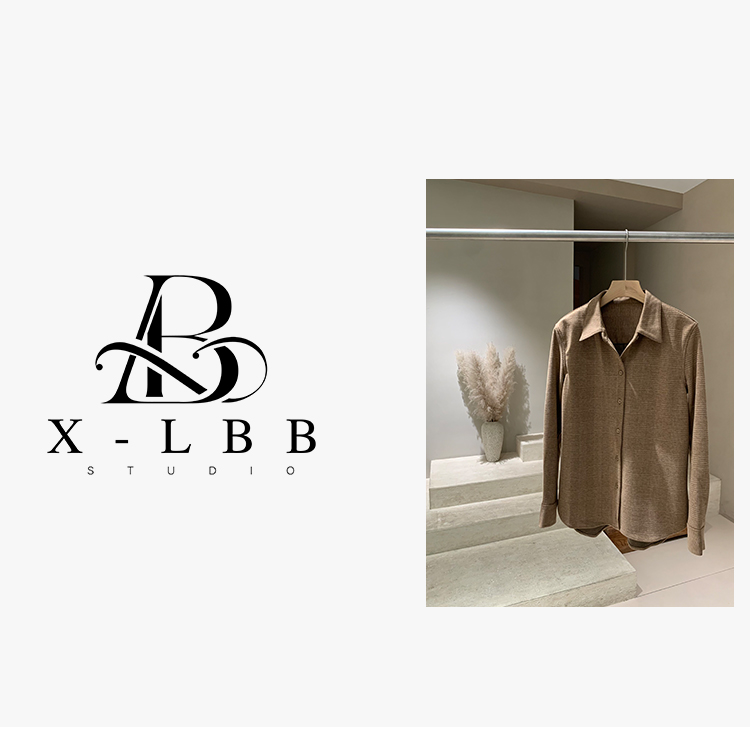 G1156 羊驼混纺针织提花长袖衬衫