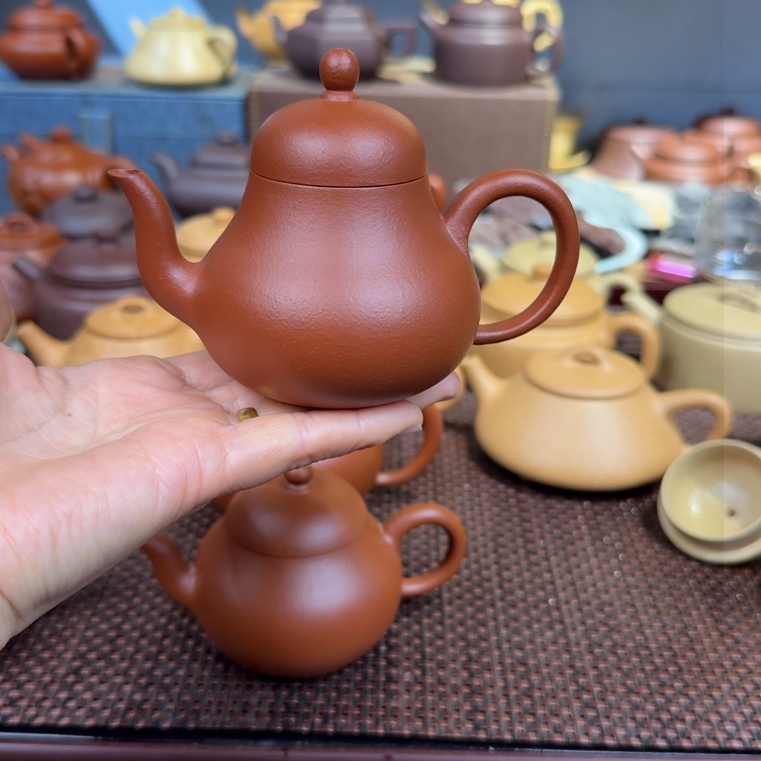 朱泥茶壶130毫升左右