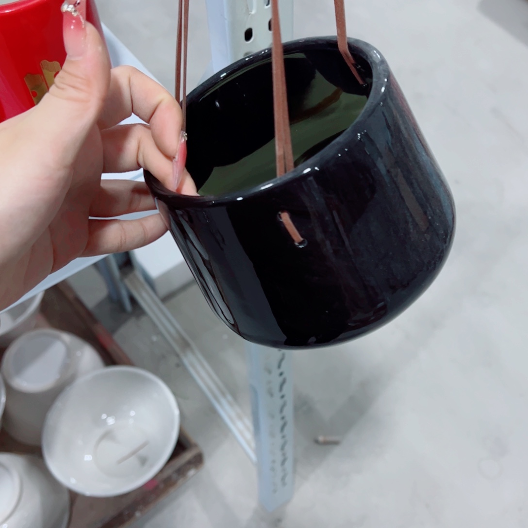 有孔，陶瓷花盆满10米包邮发货