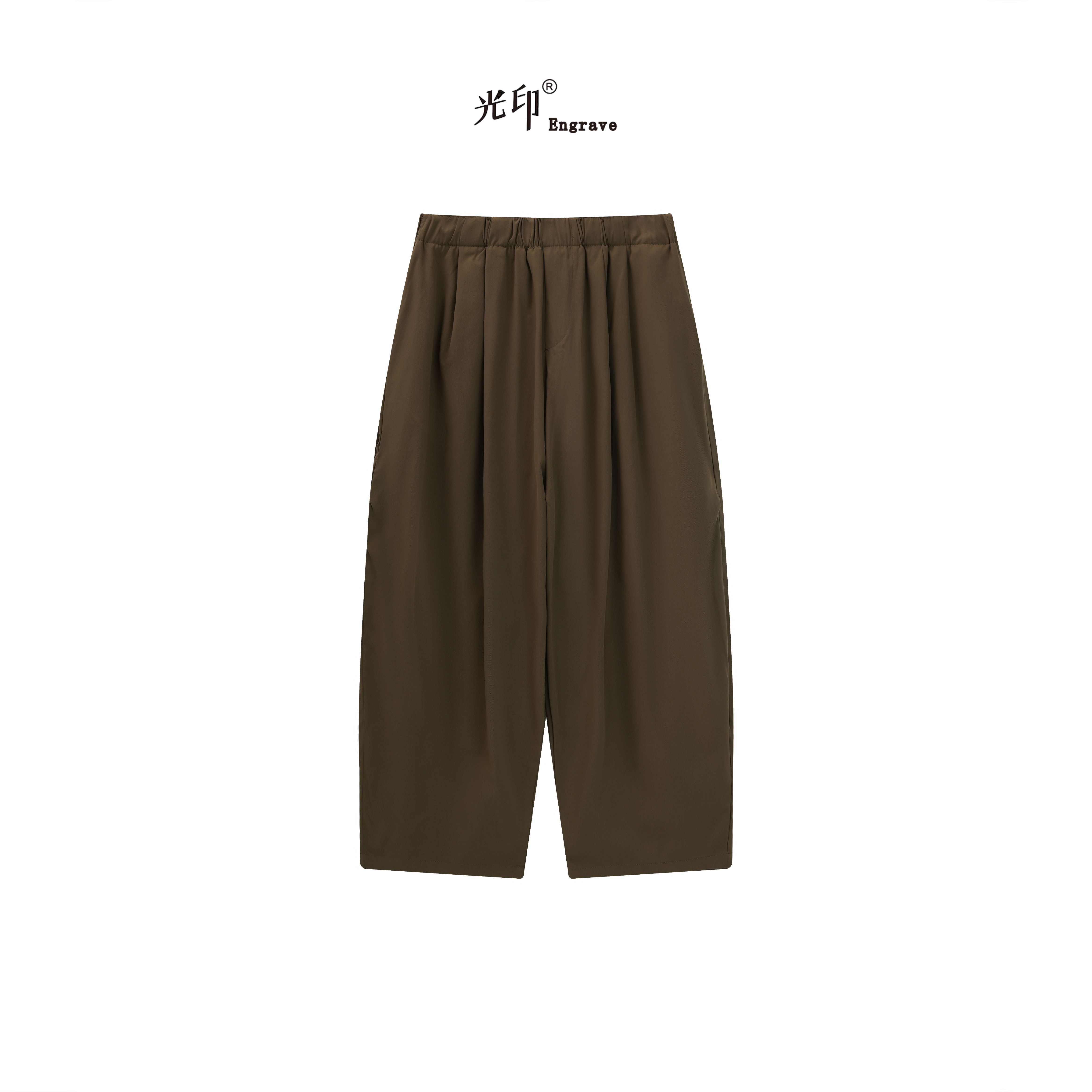 6605山本褶皱九分宽松裤裤子时尚款男女同款痞帅慵懒风男装