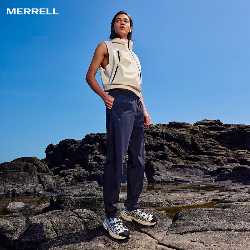 Merrell迈乐户外速干裤男女夏季吸湿透气弹力凉爽薄款运动裤-3