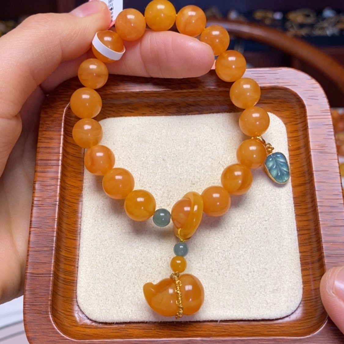 【闪购商品】蜜蜡手链未镶嵌手串