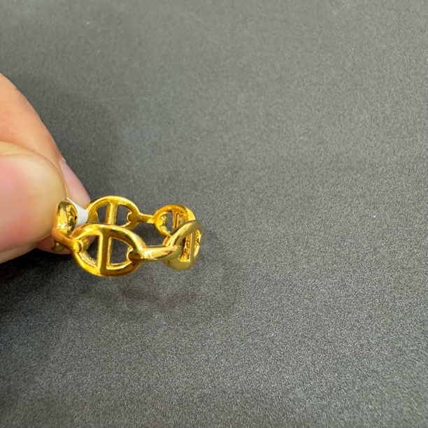 【夏夏专享】足金999 猪鼻子ZP 0.92 16# 攒金有道