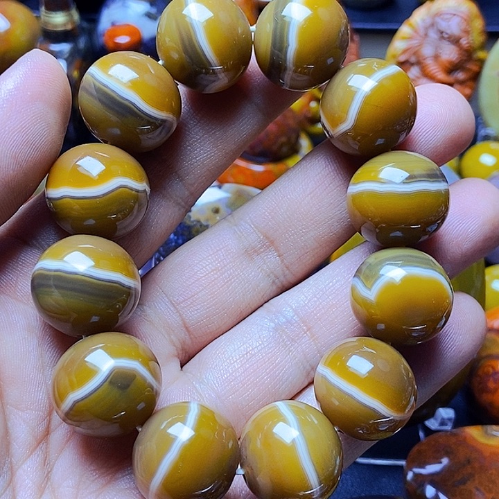 玛瑙/玉髓颈饰未镶嵌学*