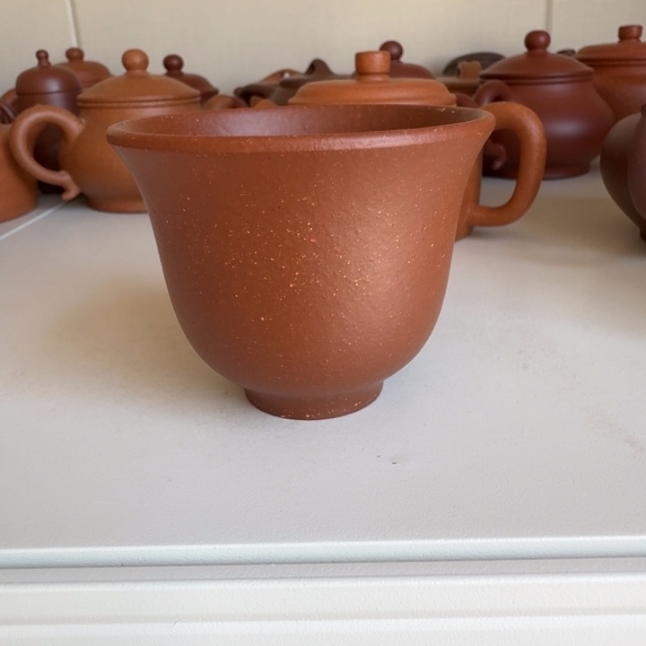 紫砂茶杯将坡泥杯子100cc