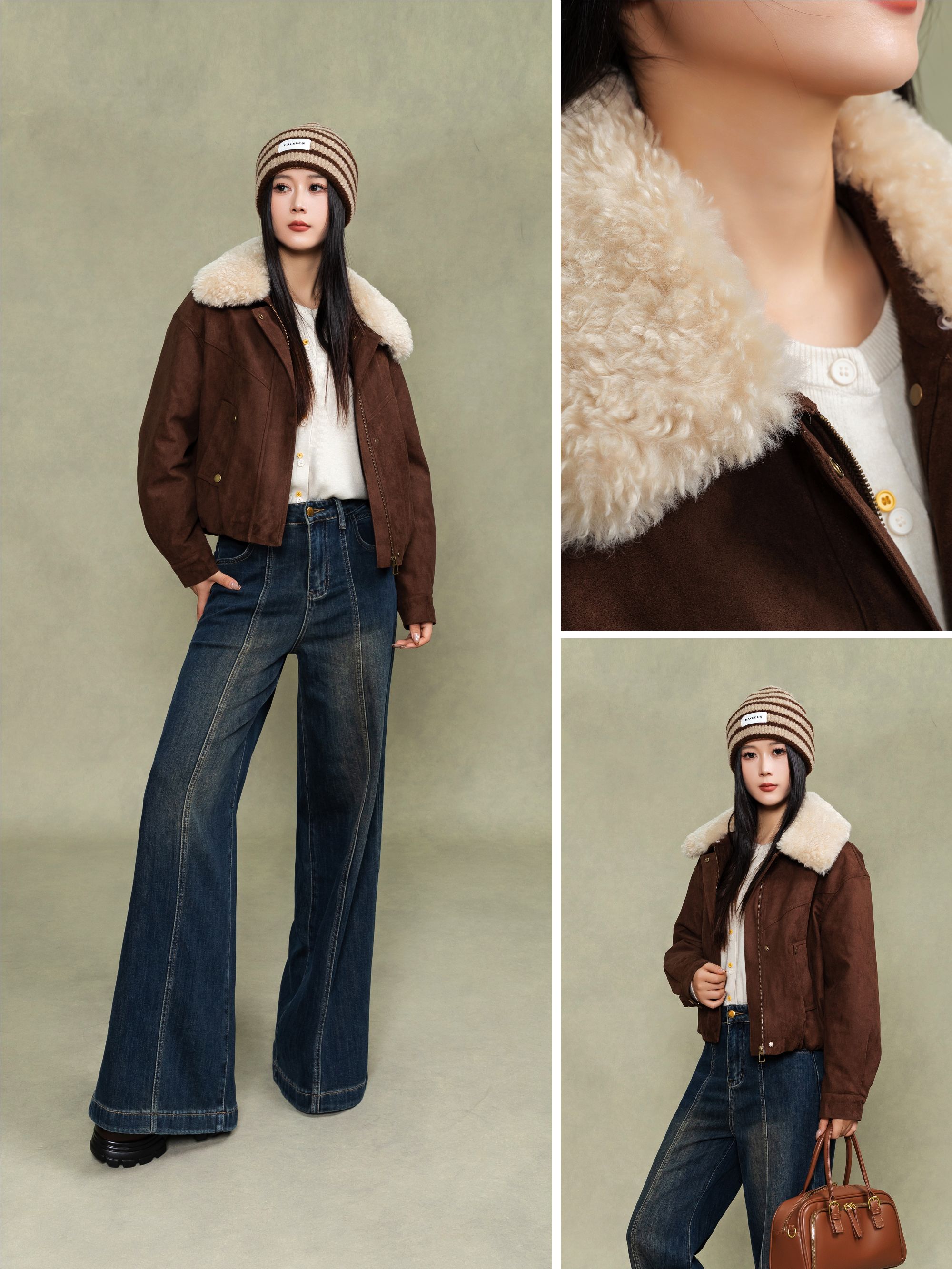 她之蝶时尚夹克短外套2254102