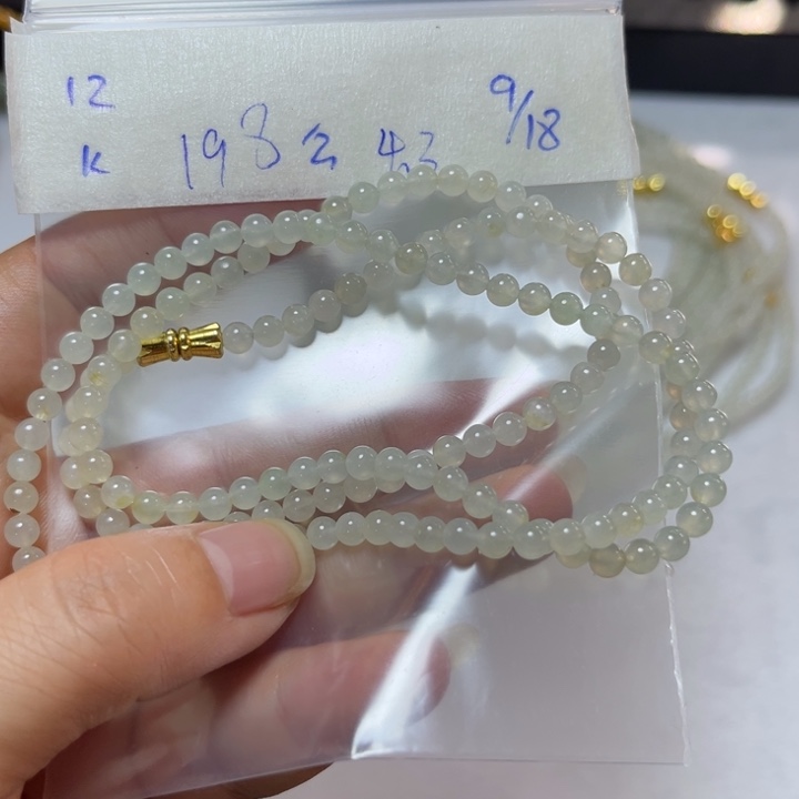 未镶嵌定制翡翠项链