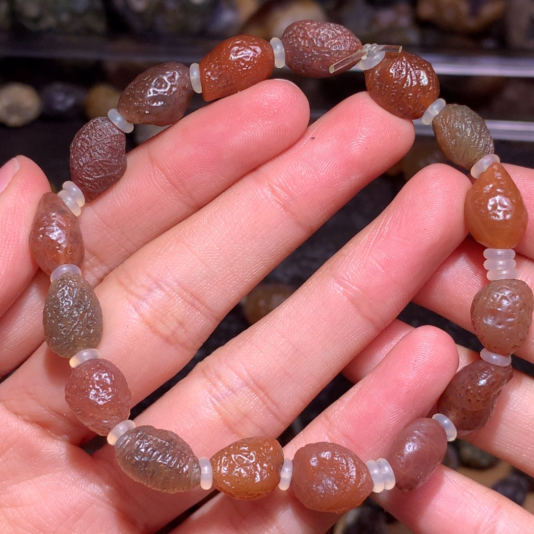 未镶嵌玛瑙/玉髓珠宝半成品