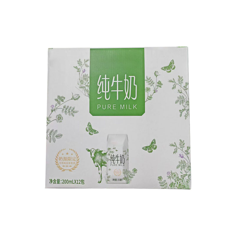 【保质期至2025-03-08】纯牛奶（200ml*12）*1箱/2箱