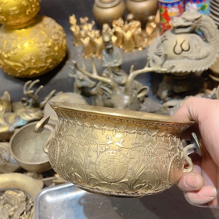 黄铜摆件工艺品，