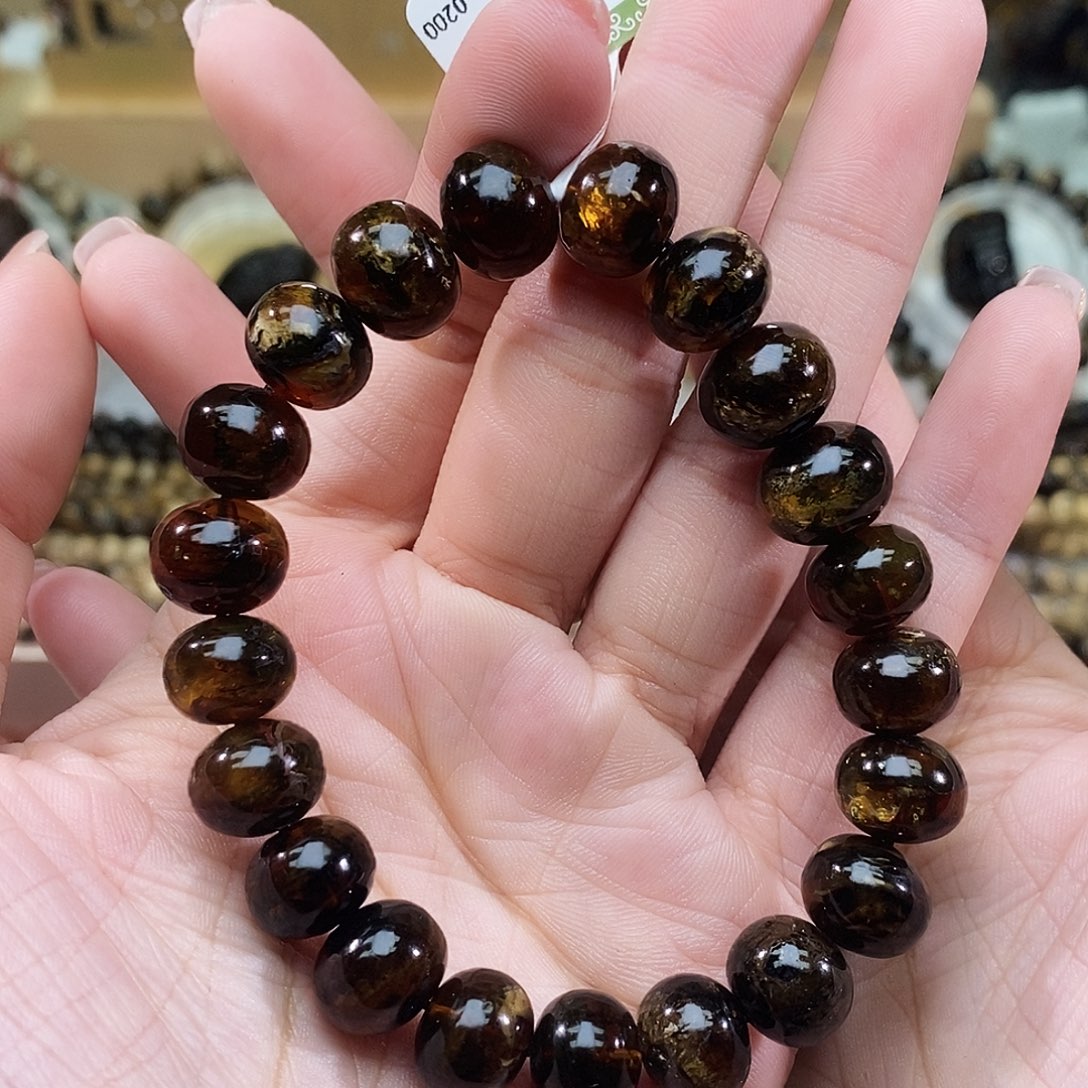 琥珀未镶嵌手链11➕