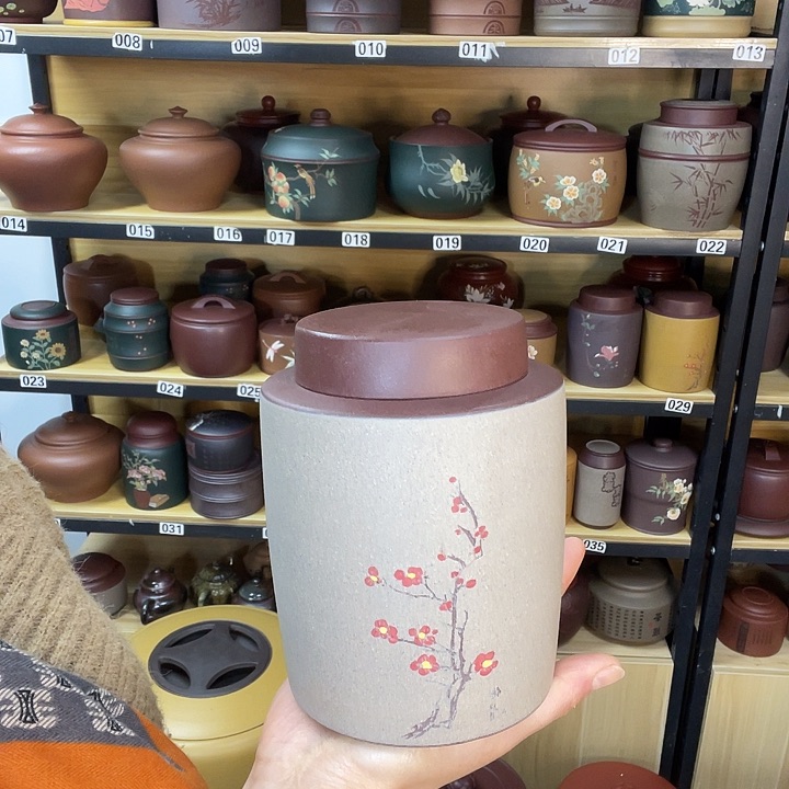 紫砂茶叶罐紫紫茶叶罐