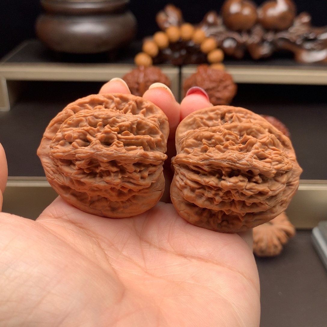 吊坠文玩核桃虎头王