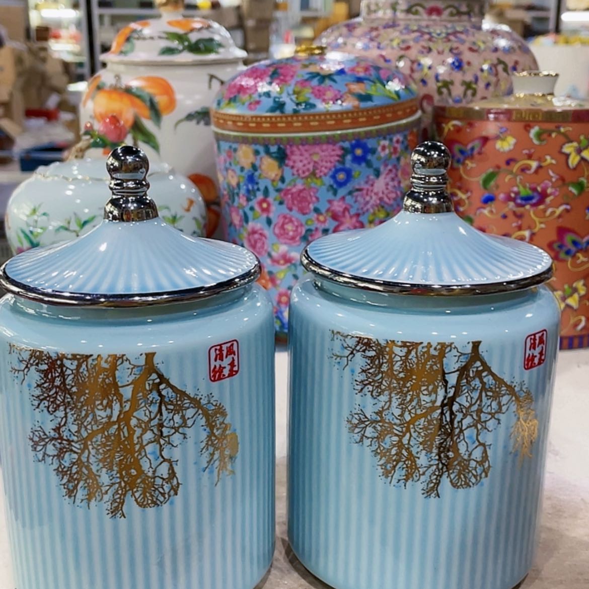 【闪购商品】罐陶瓷茶叶罐密封罐