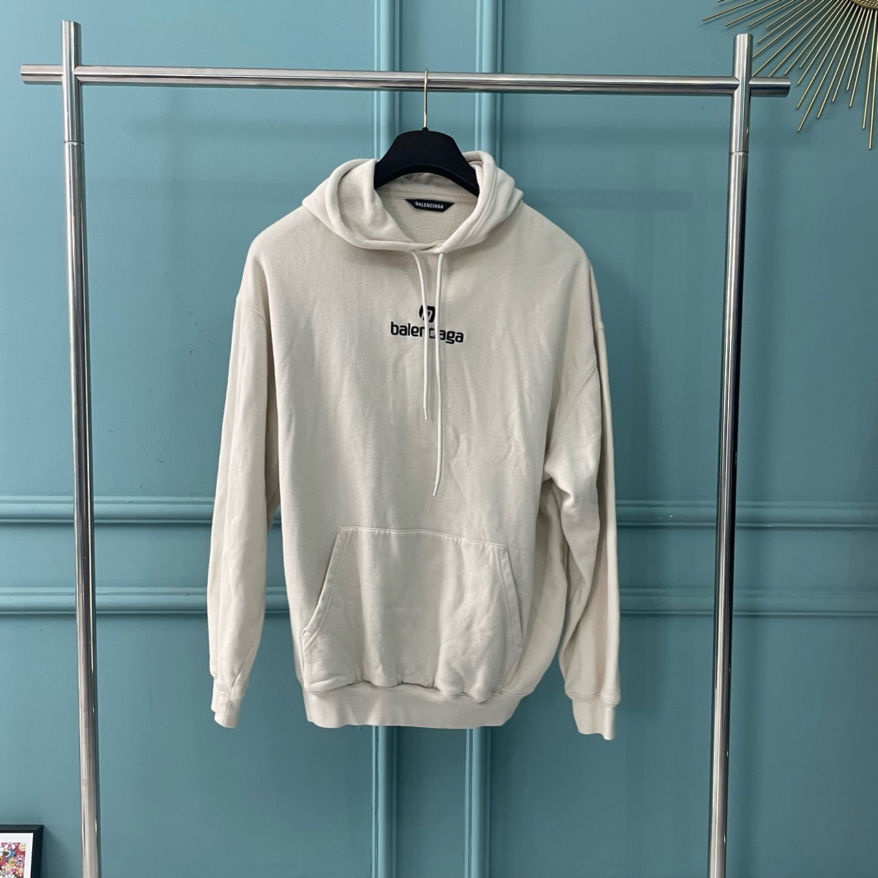 99新 Balenciaga/巴黎世家 新款刺绣logo帽衫 尺码xxs yy00305