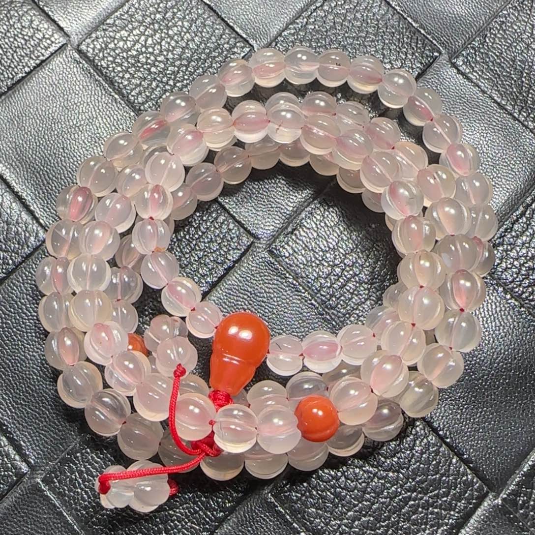 玛瑙/玉髓未镶嵌手串7.5mm+