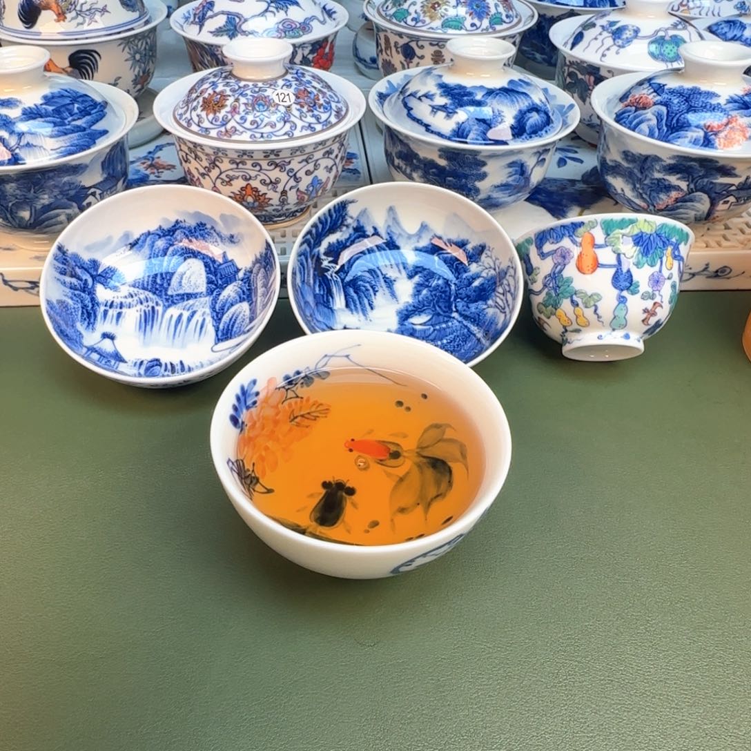 纯手工纯手绘茶具79
