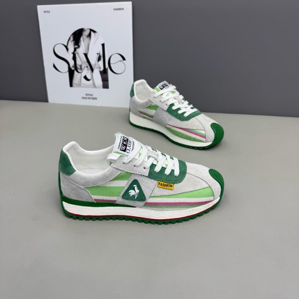 透气厚底拼色素面平跟时尚休闲鞋阿甘鞋潮流单鞋时尚