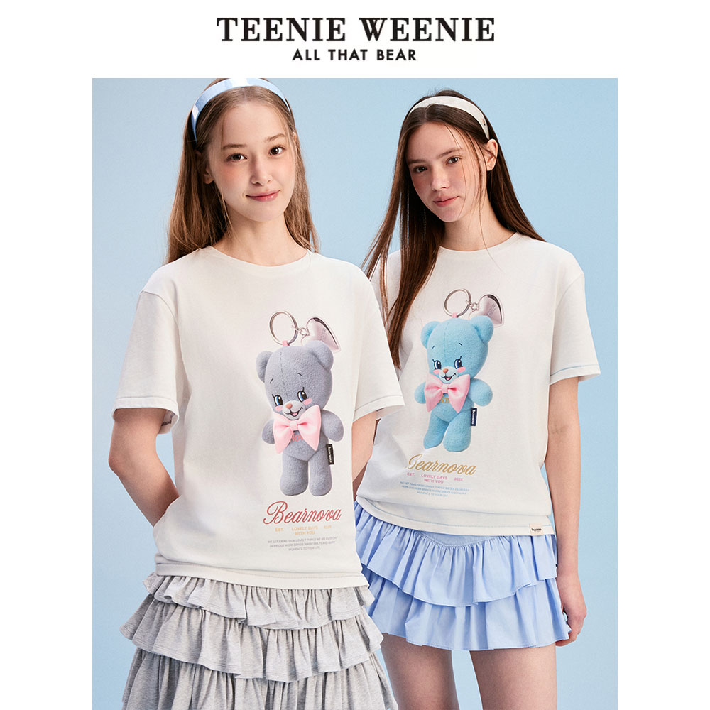 TEENIEWEENIE bearnova26夏时尚舒适小熊短袖款T恤YTRW2624B2B