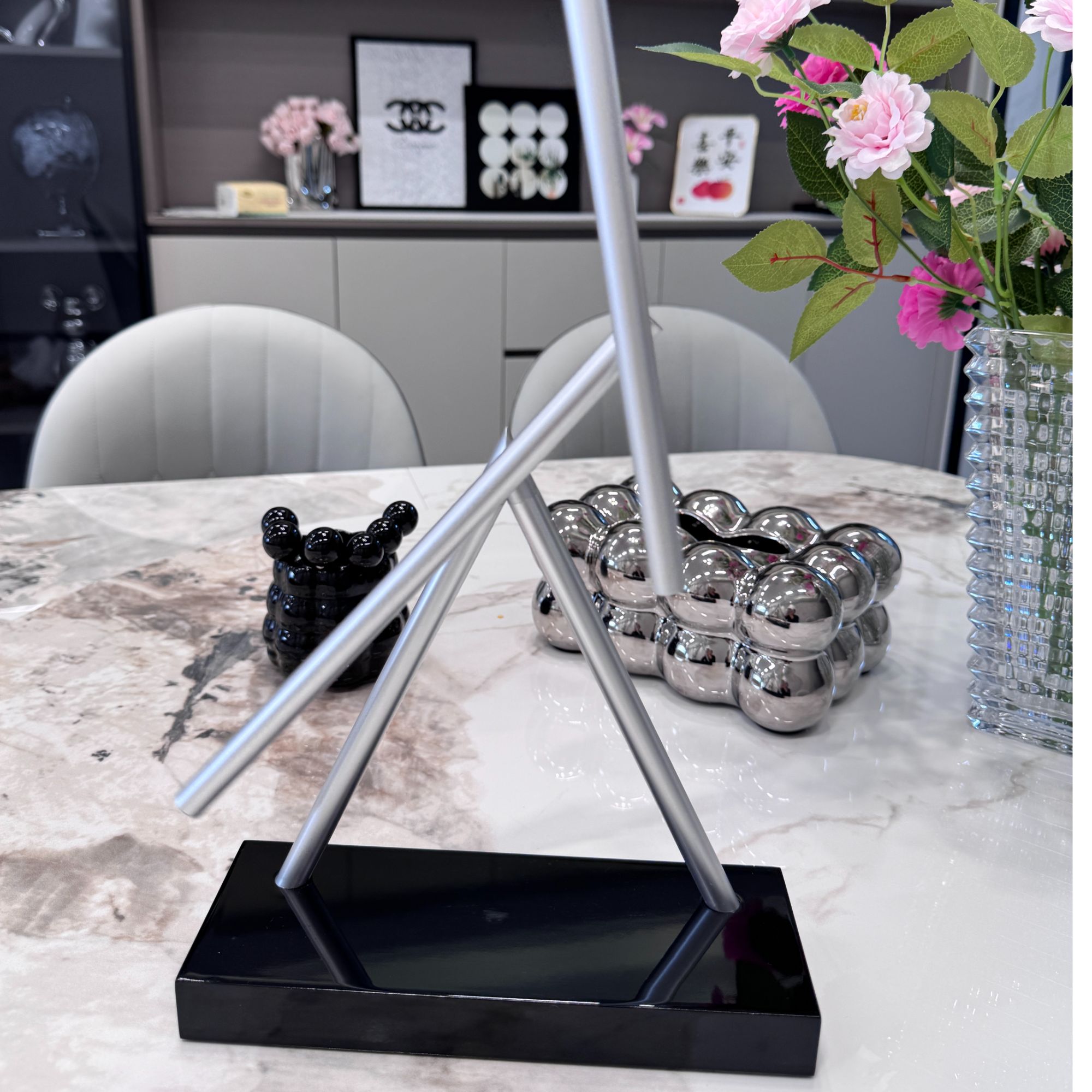 钢铁侠同款永动机厂家直销福利款家居摆件永动机时来运转混沌摆