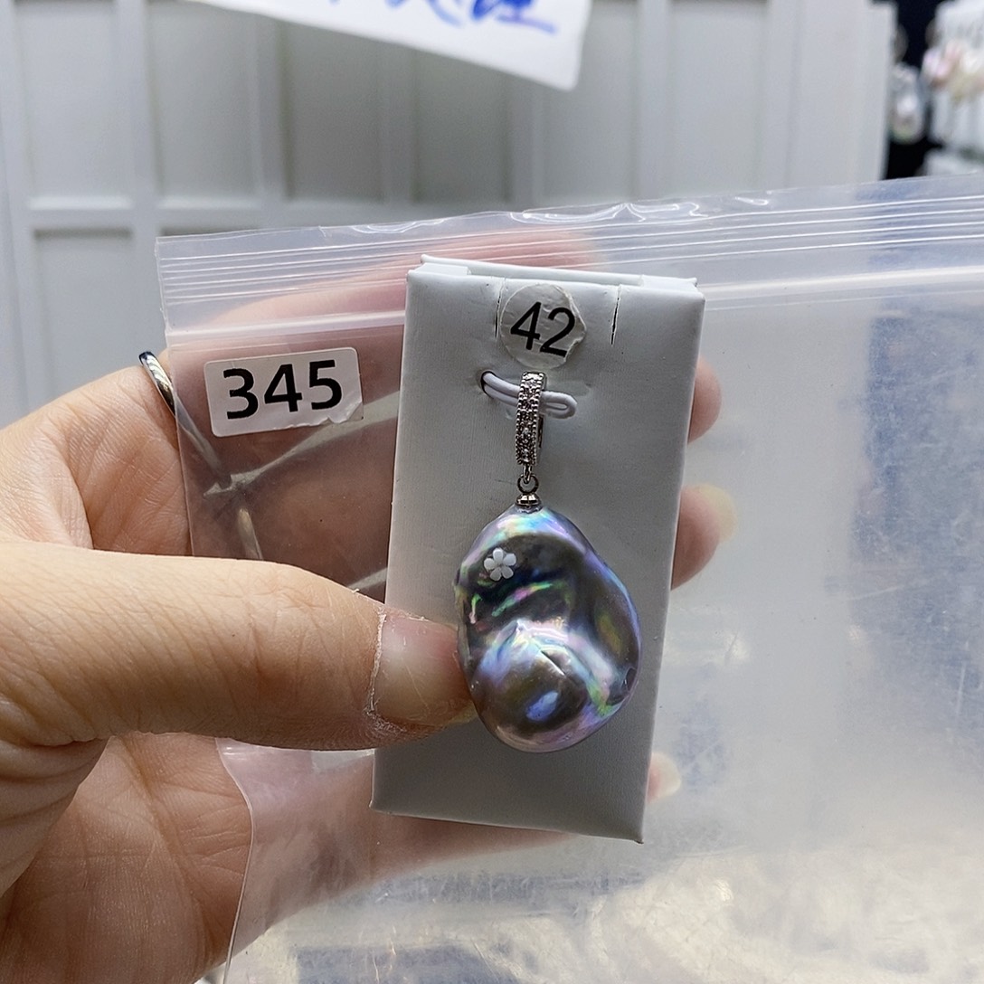 颈饰合金淡水珍珠