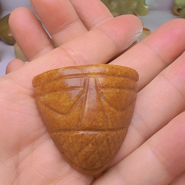 和田玉吊坠(不含链)未镶嵌