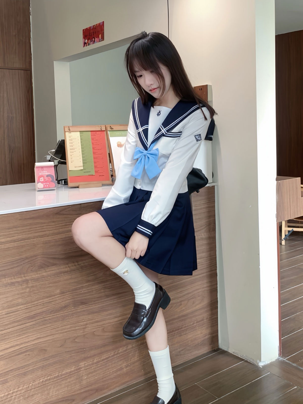 【兰的心事】莓喵jk套装正版原创水手服套装制服校供日制校供水手服