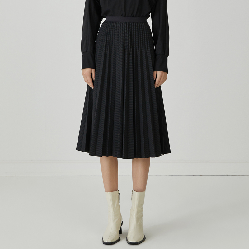 【丽公主专属】莱芙·艾迪儿秋冬季新款高腰A字半身裙1W4Q83041