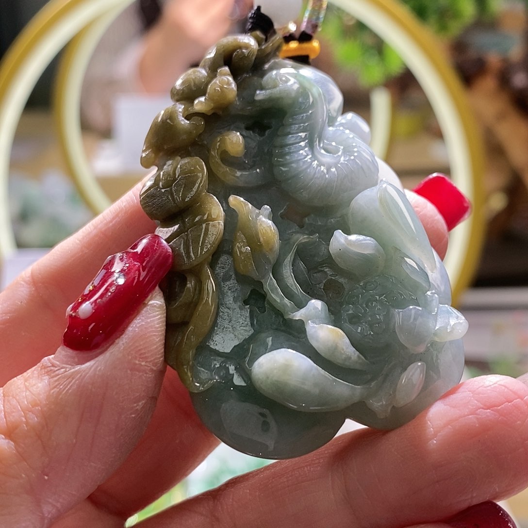 【闪购商品】翡翠颈饰未镶嵌蛇
