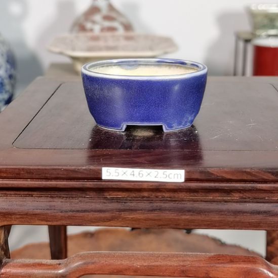 手工手绘釉盆大徳堂