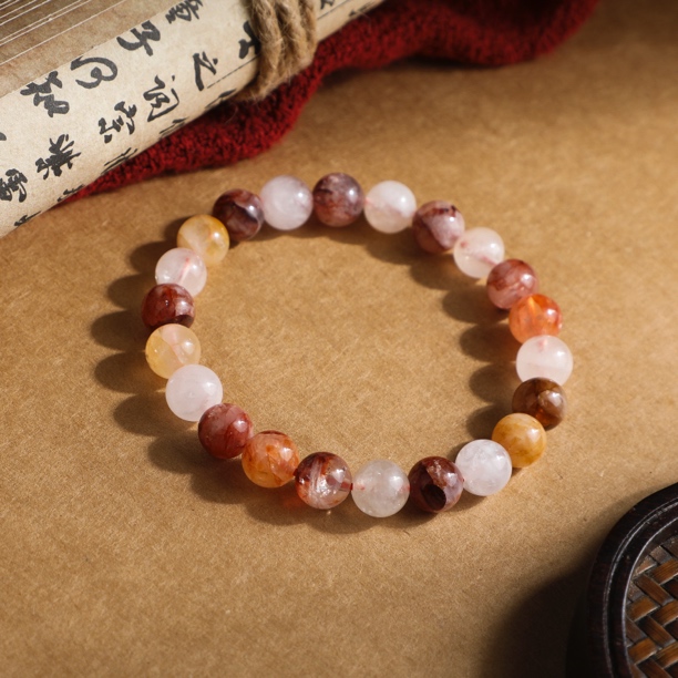 （桃）8-9mm花胶单圈手链