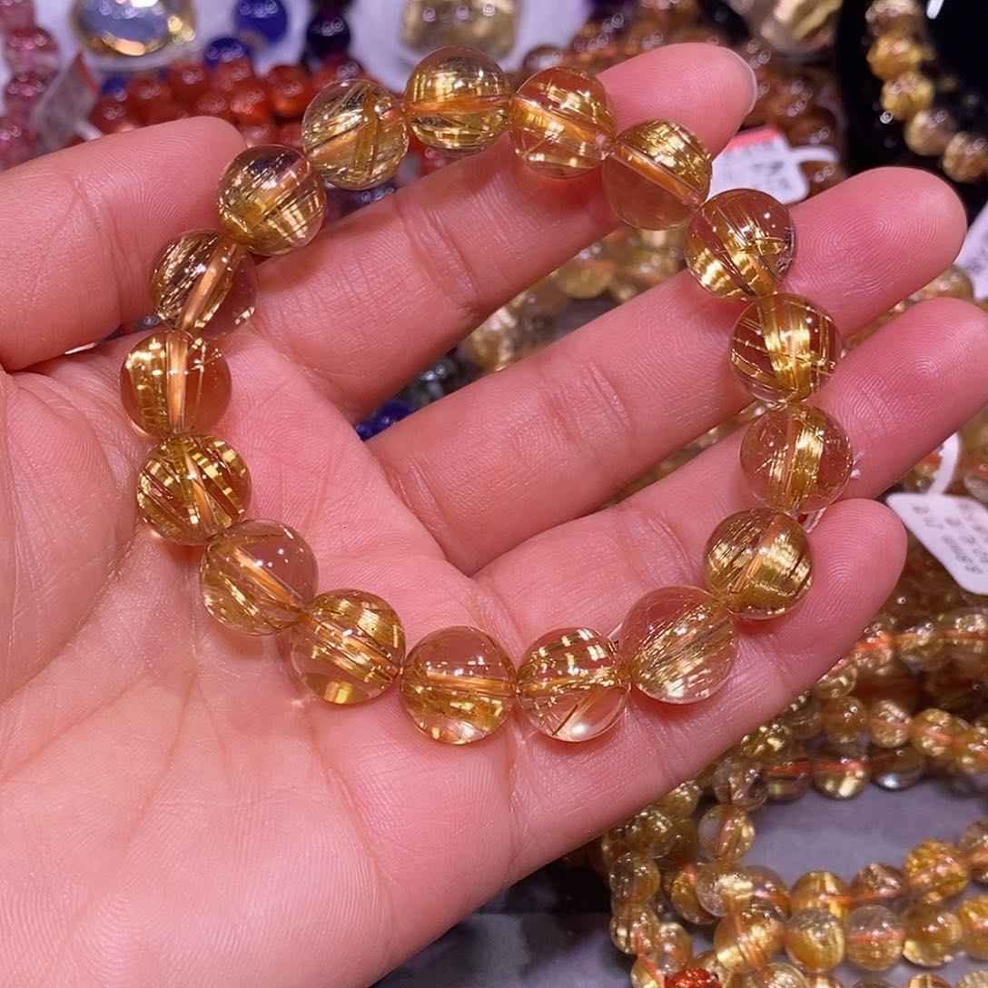 未镶嵌手链水晶金钛晶12