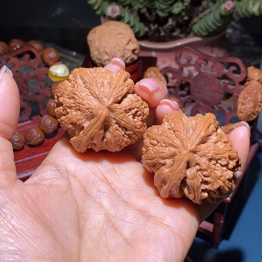 文玩核桃把件46粗筋