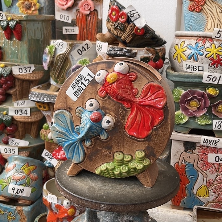 粗陶材质多肉花盆151